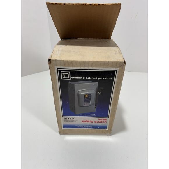 Square D D222N Fusible Safety Switch, 60A - Picture 5 of 8